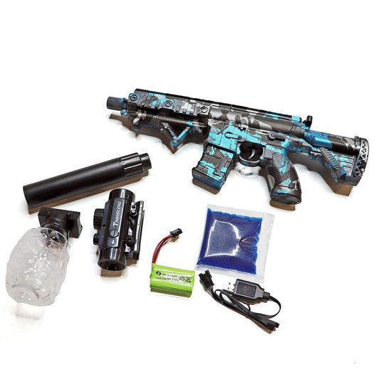 Arma de Orbeez M416 Elétrica Camuflada Azul Toy Gun